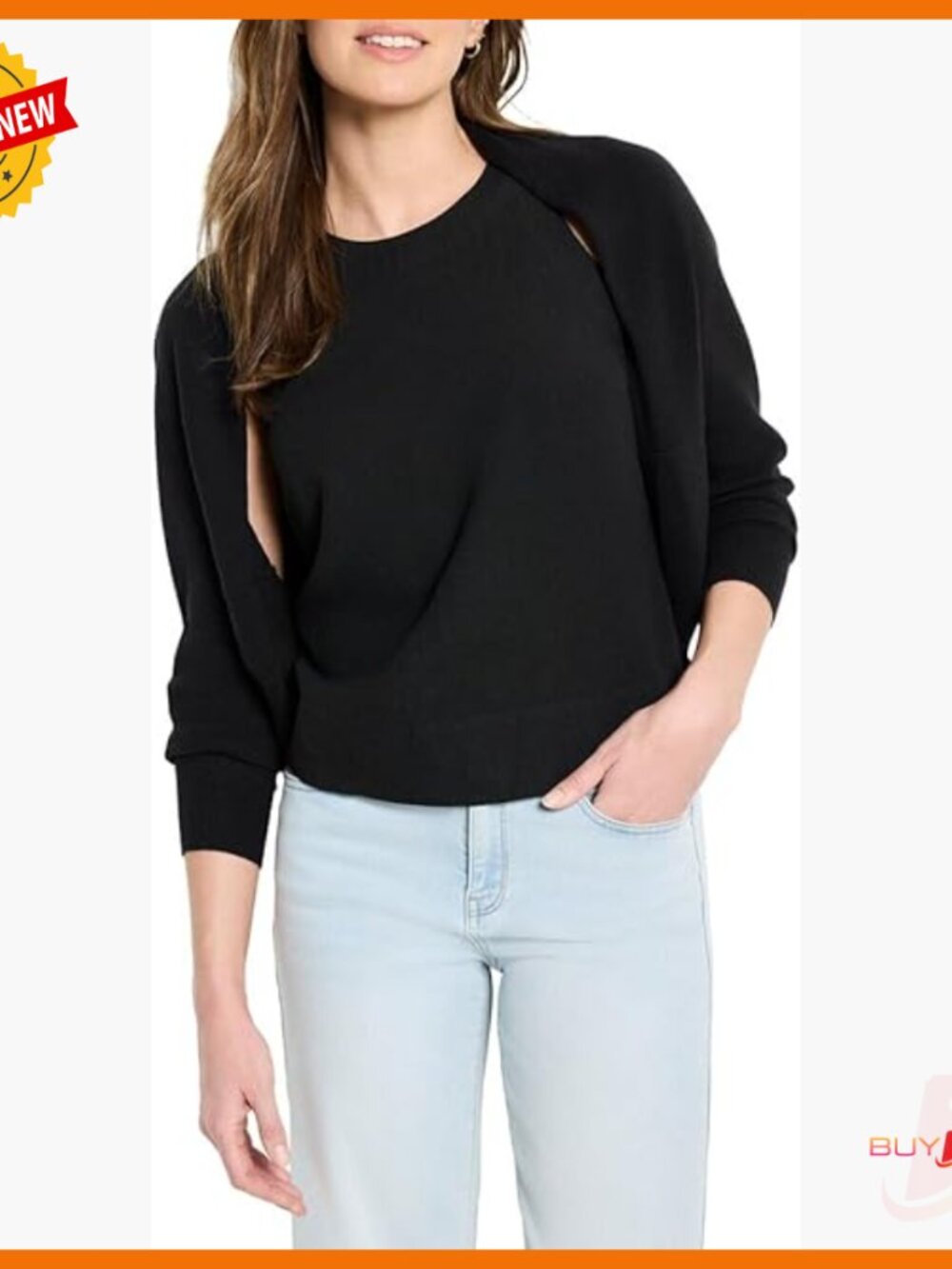 Cotton Cashmere Shrug Cardigan, Midweight Open Front, Dolman Sleeve